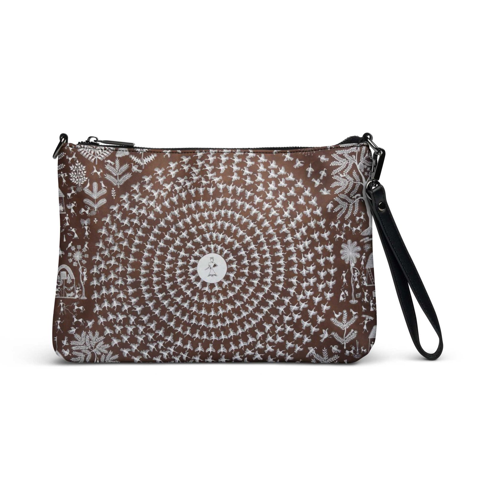 Warli Village Crossbody Bag
