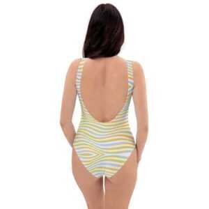 Soft Frequency One-Piece Swimsuit SWIMWEAR cgk.ink