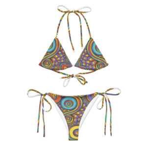Paisley Mandala Recycled String Bikini MANDALAS cgk.ink