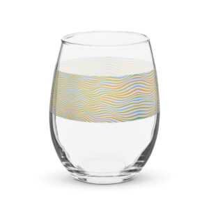 Soft Frequency Stemless Wine Glass ENTERTAINING cgk.ink