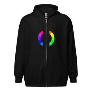 Color Wheel Unisex Heavy Blend Zip Hoodie GYM GEAR cgk.ink