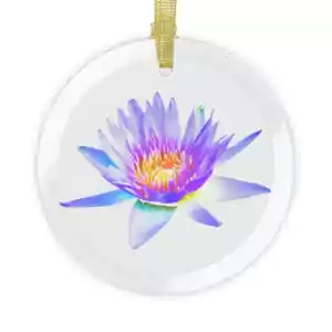 Purple Lotus Glass Ornament Bundles MANDALAS cgk.ink