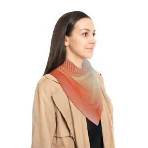 Rose Sine Wave Poly Scarf SCARVES & ACCESSORIES cgk.ink