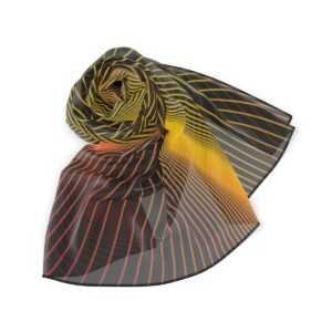 Gentle Yellow Tide Poly Scarf SCARVES & ACCESSORIES cgk.ink