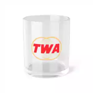 TWA Bar Glass