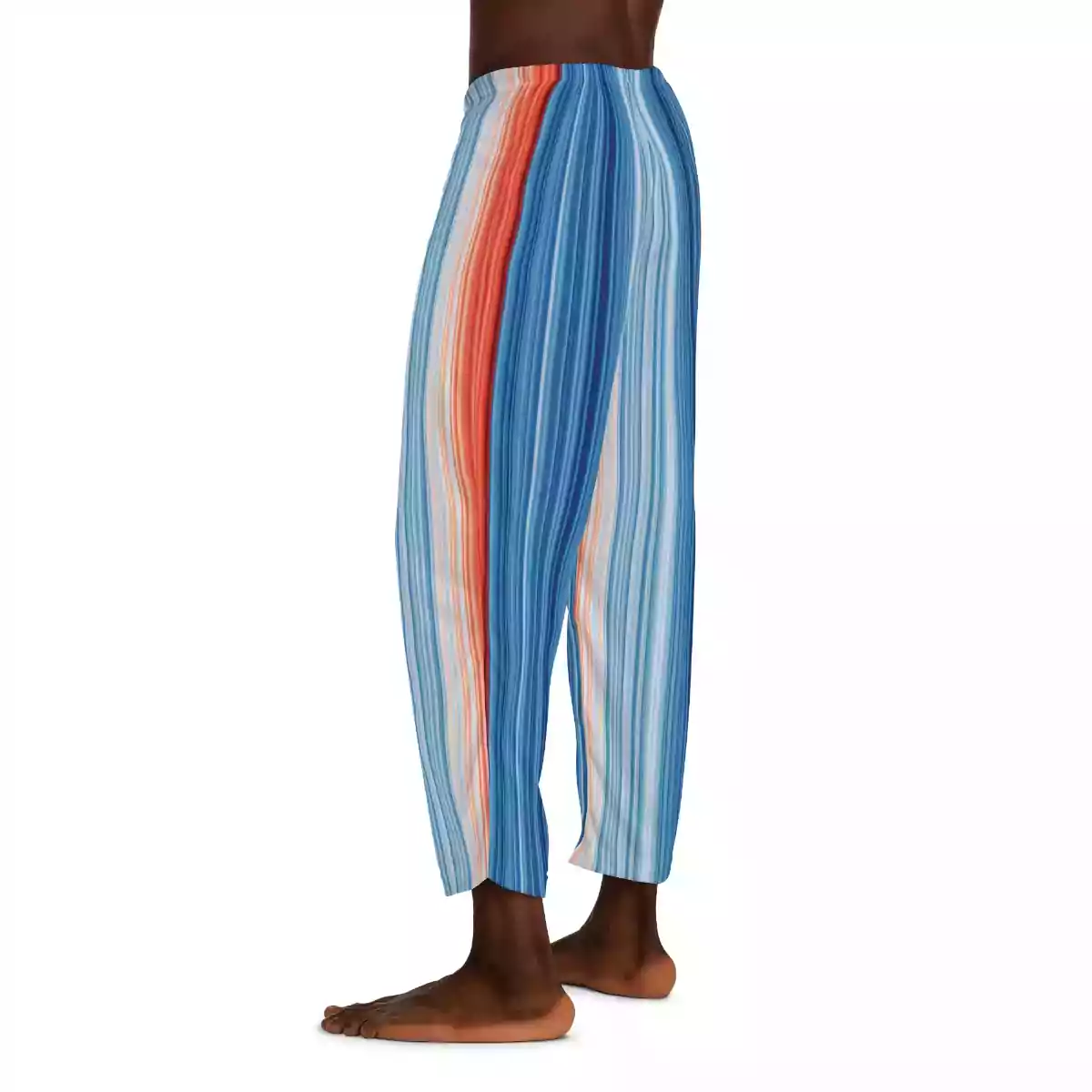 Global Warming Stripes Men's Pajama Pants - Image 23