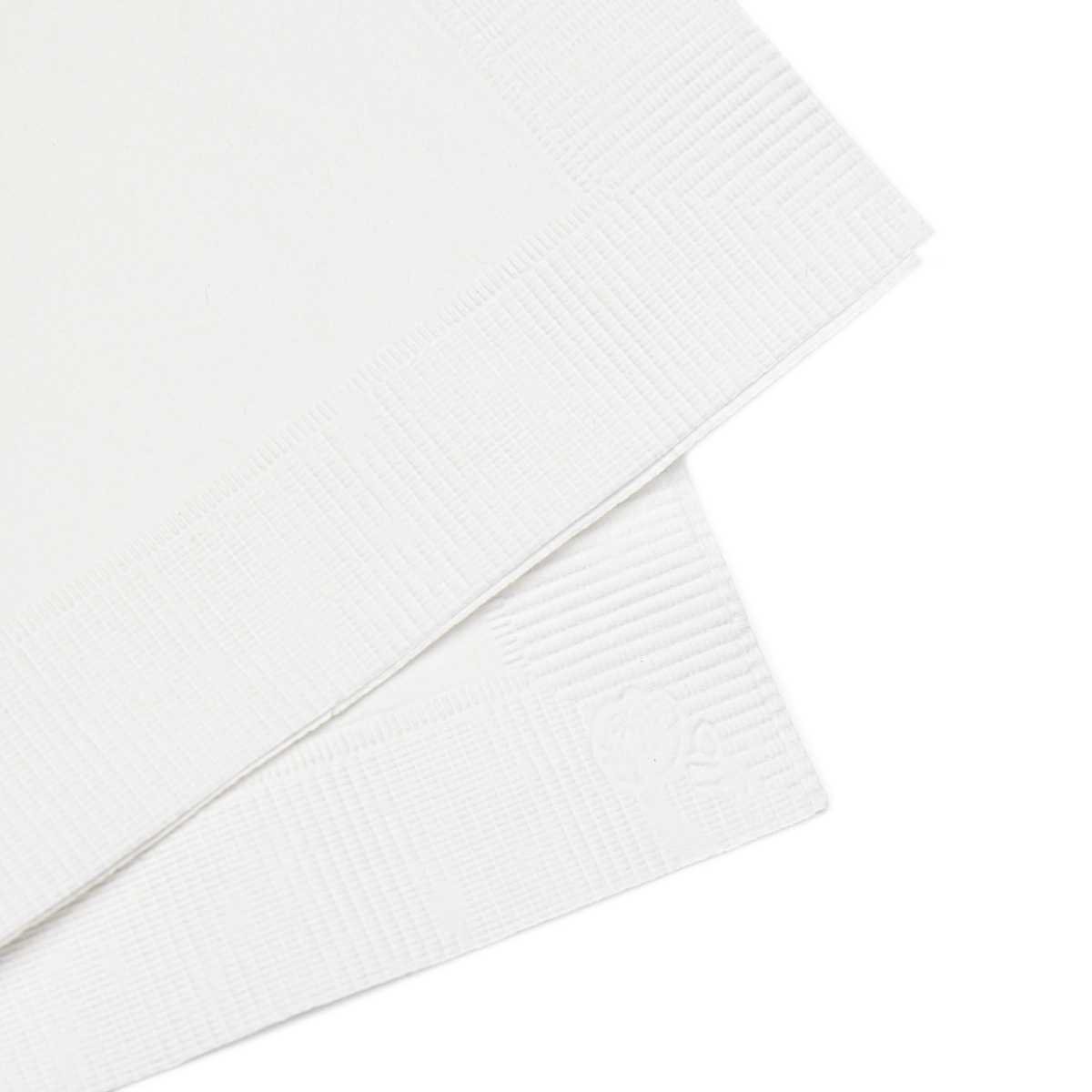 TWA White Coined Napkins (50 pcs) - Image 4