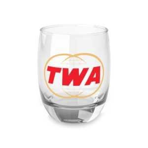 TWA Whiskey Glass
