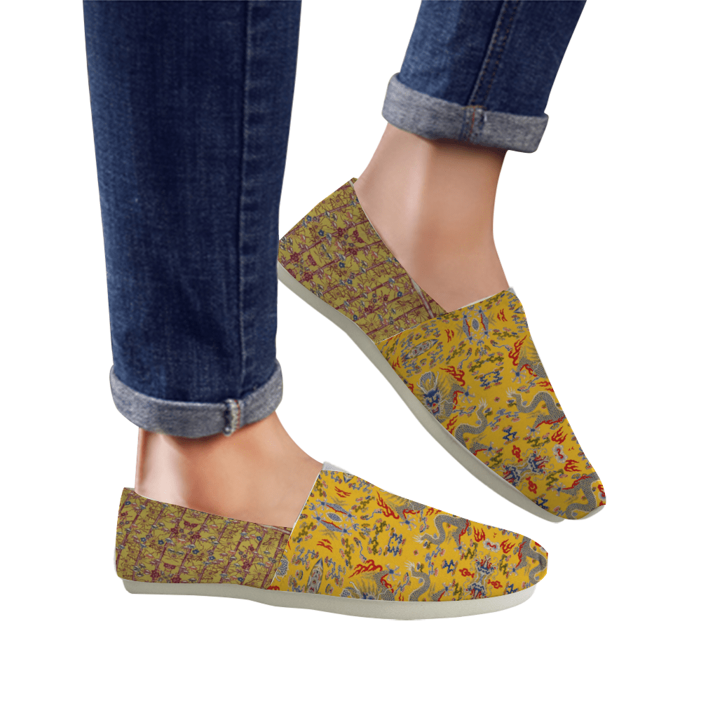 Yellow Bamboo Dragon Espadrilles - Image 7
