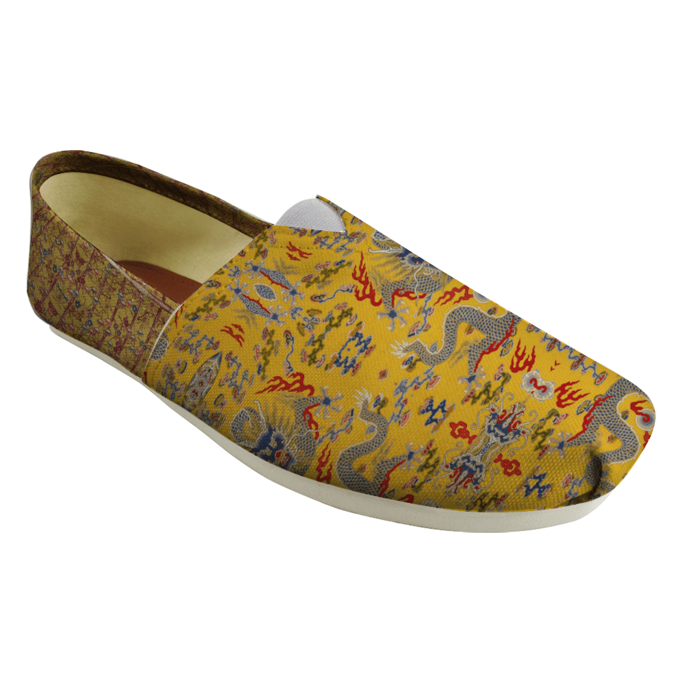 Yellow Bamboo Dragon Espadrilles - Image 4
