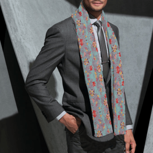 Dawn Garden Velvet Scarf ACCESSORIES cgk.ink