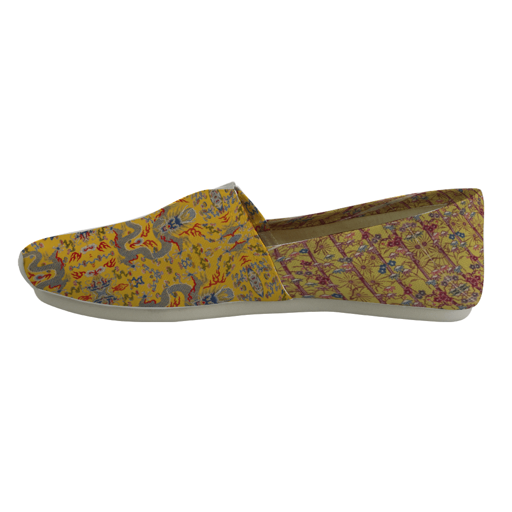 Yellow Bamboo Dragon Espadrilles - Image 5