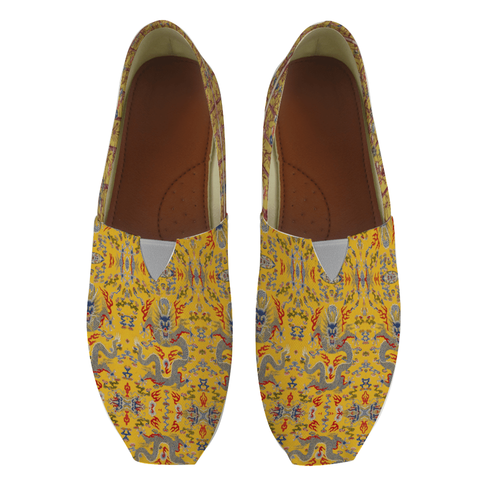 Yellow Bamboo Dragon Espadrilles - Image 3