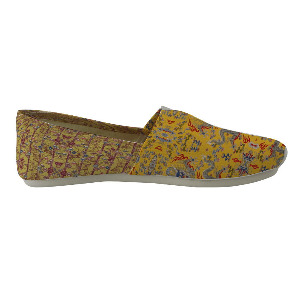 Yellow Bamboo Dragon Espadrilles - Image 2