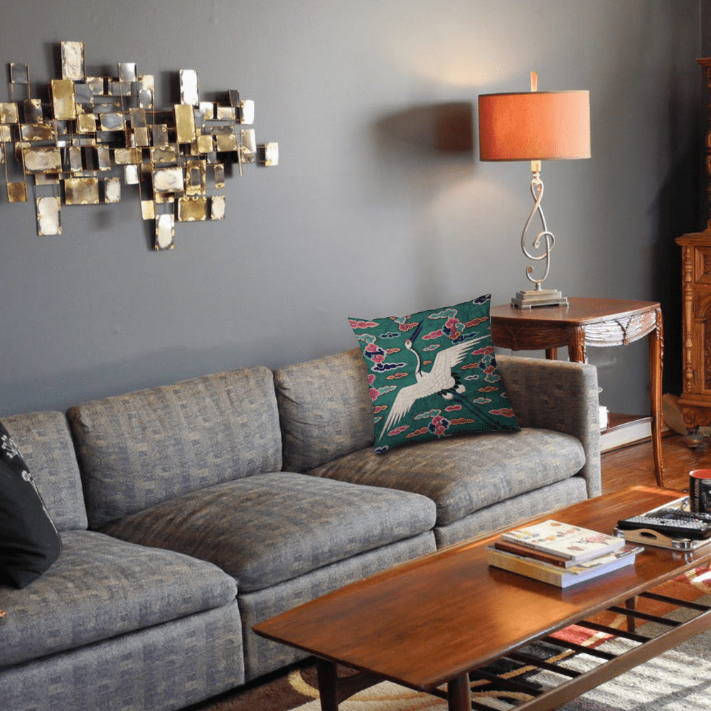 Soaring Crane Decorative Pillowcase - Image 6