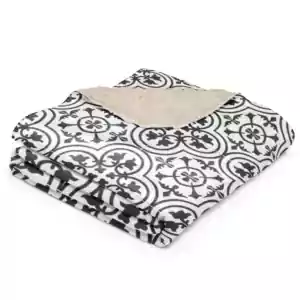 Quartrefoil Sherpa Blanket BED & BATH cgk.ink