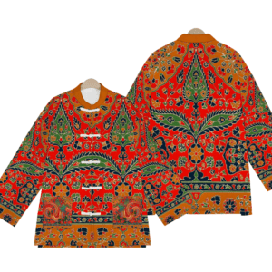 Coral Dragon Tang Suit Long-Sleeved Classic Jacket CHINA cgk.ink