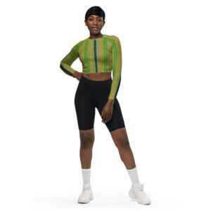 cgk.ink athletic Fairway Recycled Long-Sleeve Crop Top Fairway Recycled Long-Sleeve Crop Top the ECO-LOGIC COLLECTION cgk.ink
