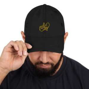 LA is Distressed Dad Hat the CALIFORNIA COLLECTION cgk.ink