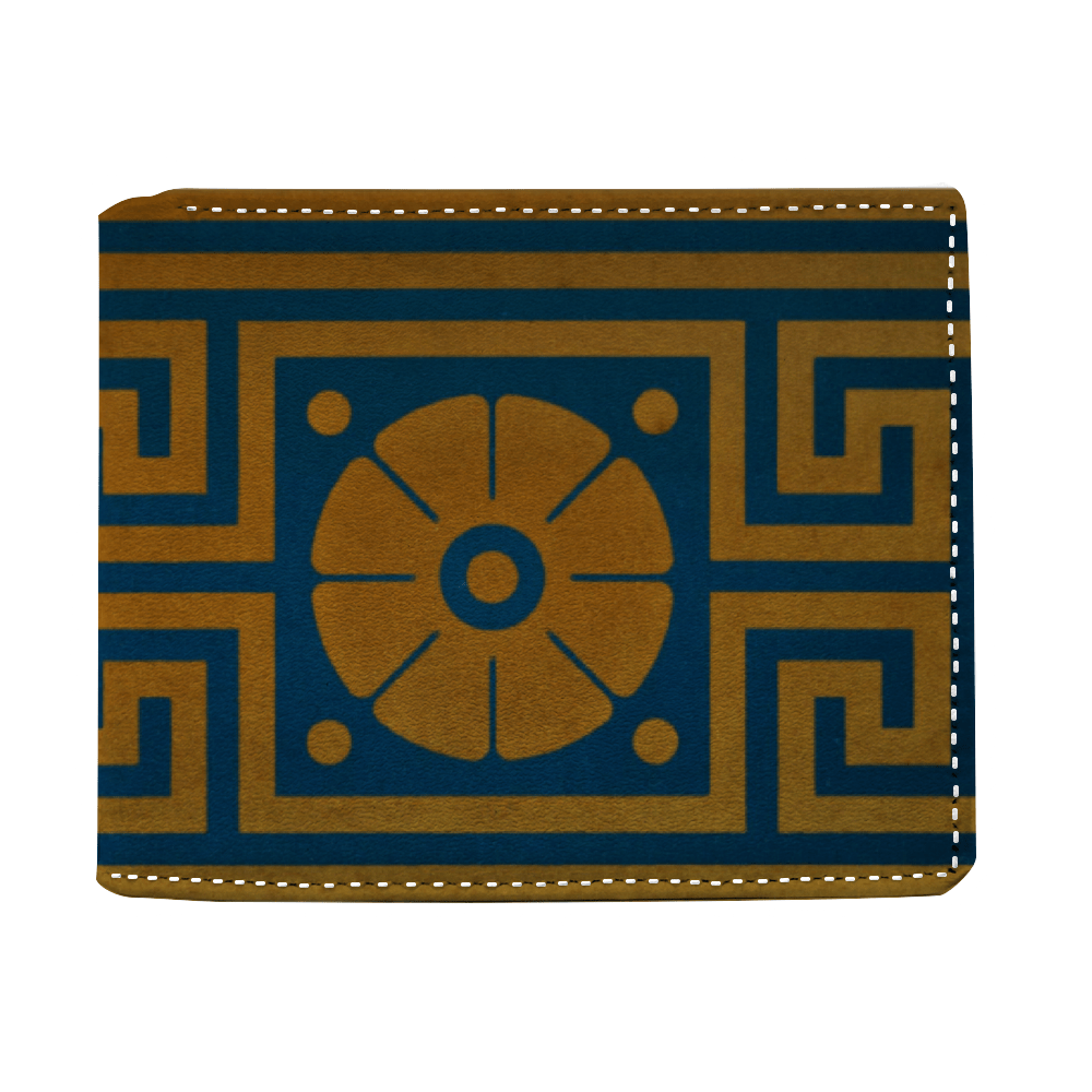 Greek Key Wallet