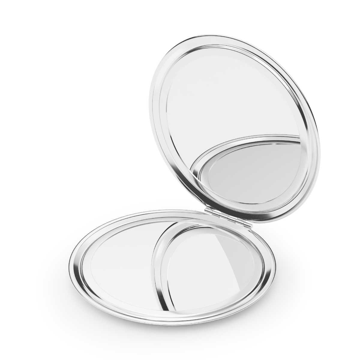 Serene Buddha Compact Travel Mirror - Image 2