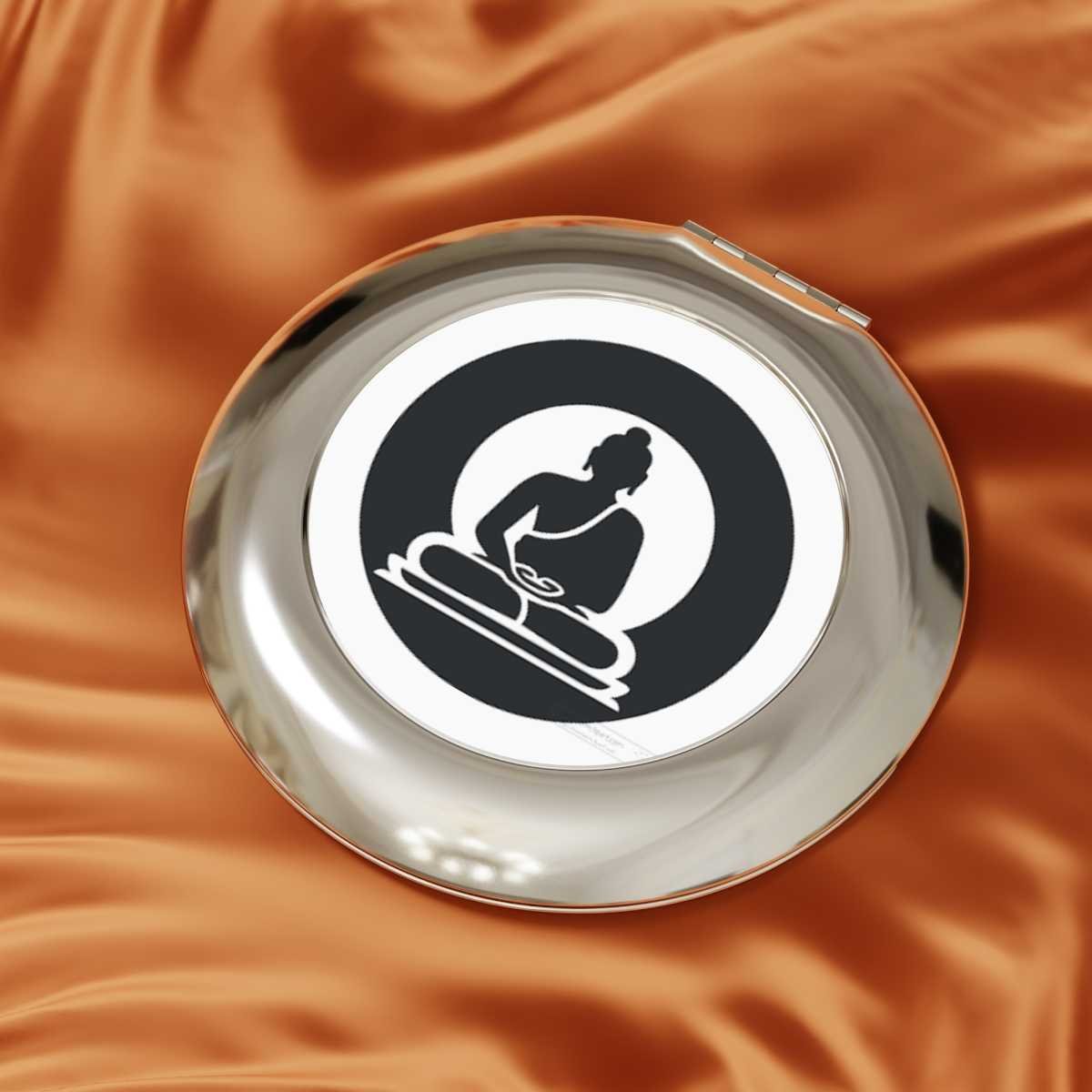 Serene Buddha Compact Travel Mirror - Image 6