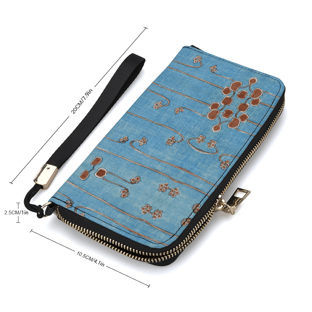 Blue Lotus Long Wallet - Image 2