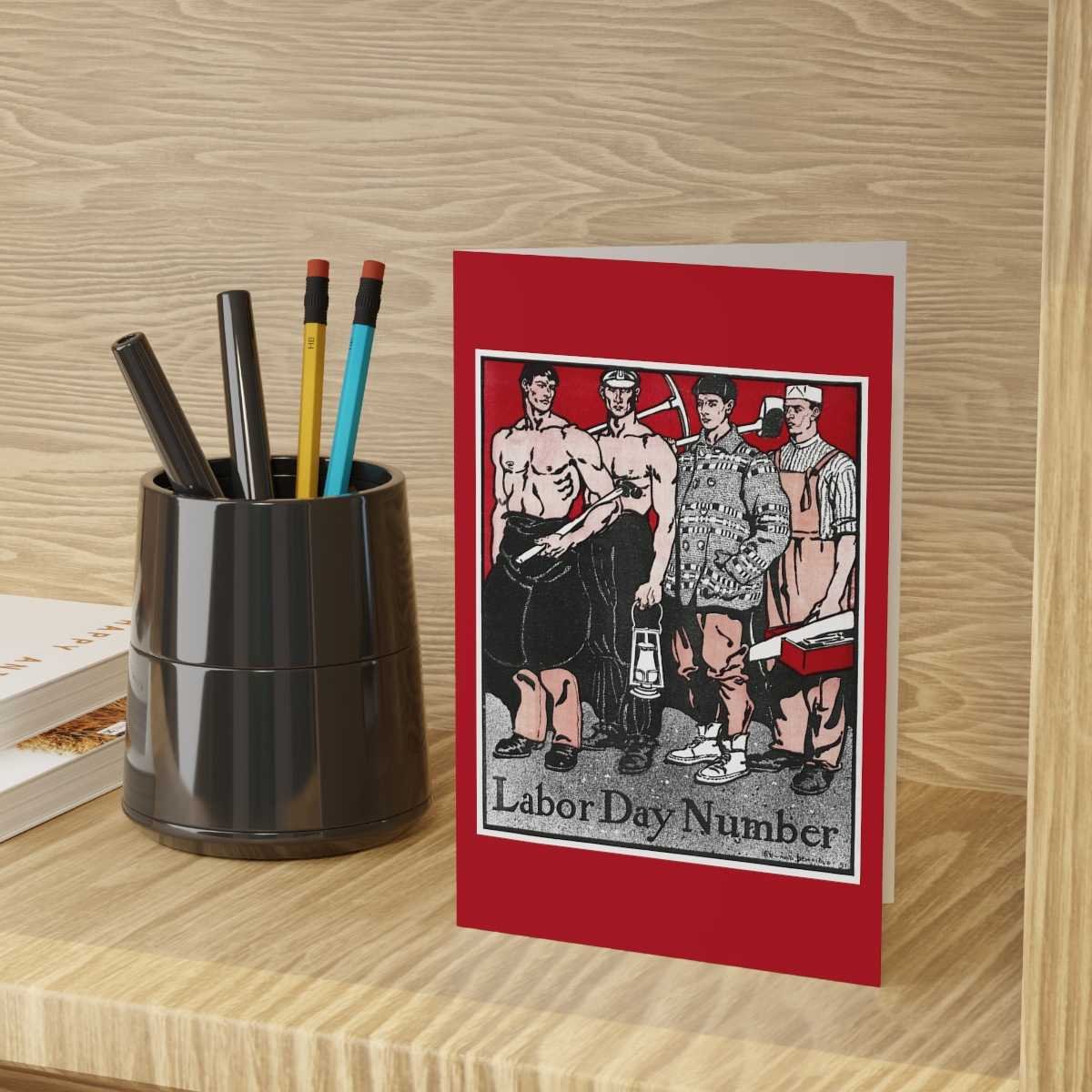 Edward Penfield: "The Labor Day Number" Greeting Cards - Image 6