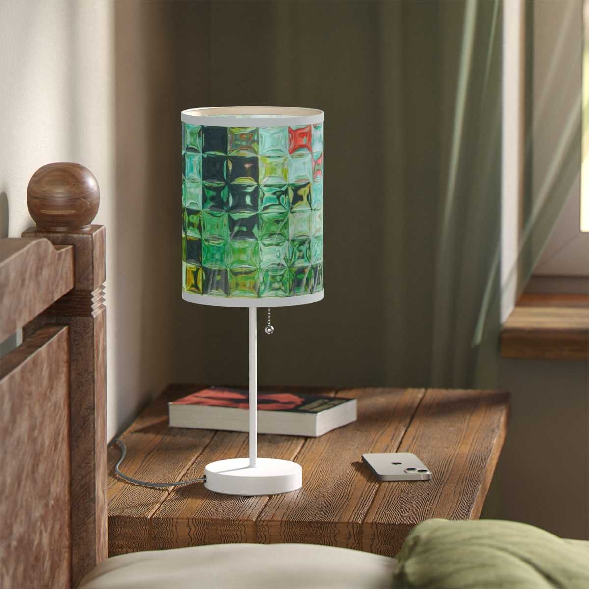 Wrinkled Glass Lamp - Image 5