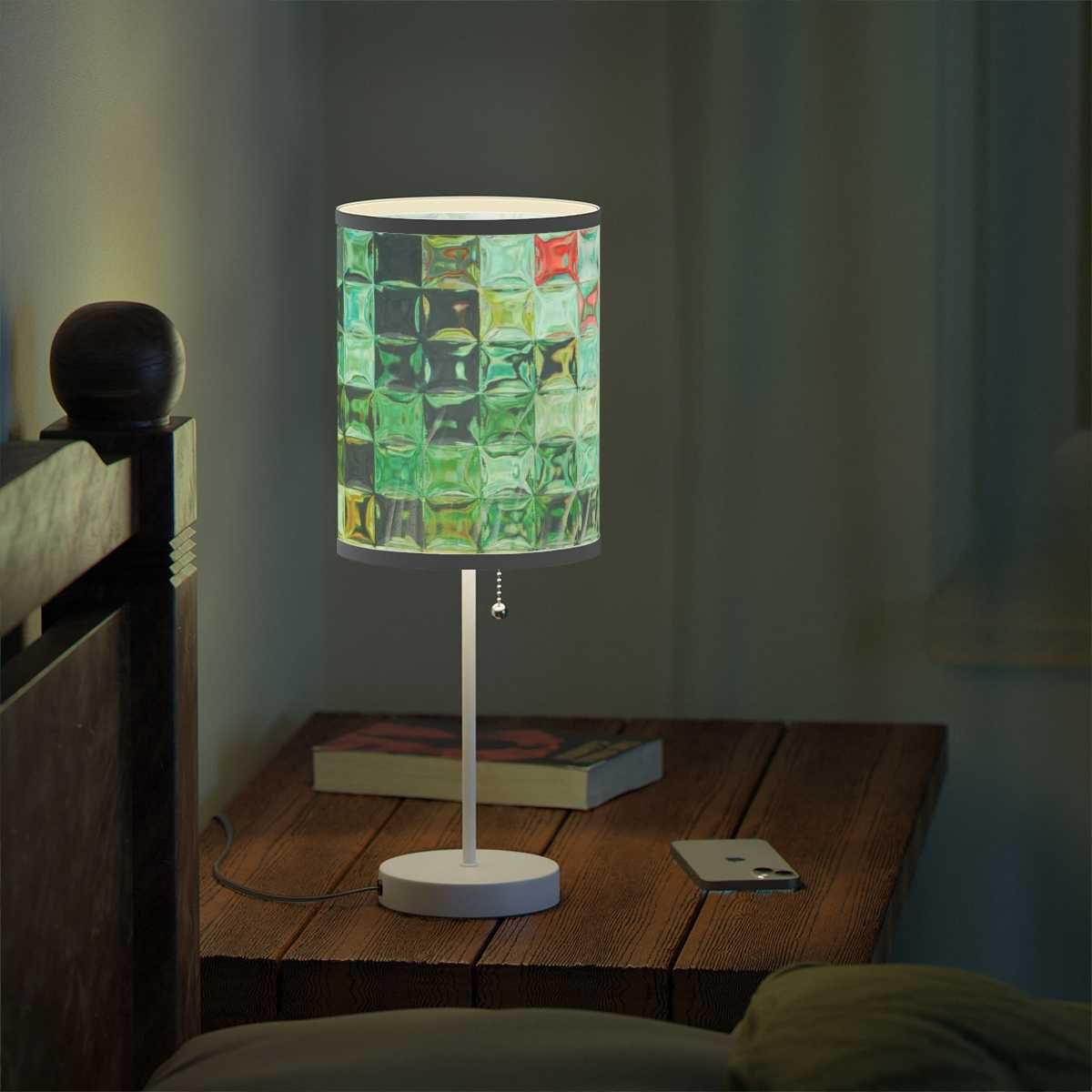 Wrinkled Glass Lamp - Image 6