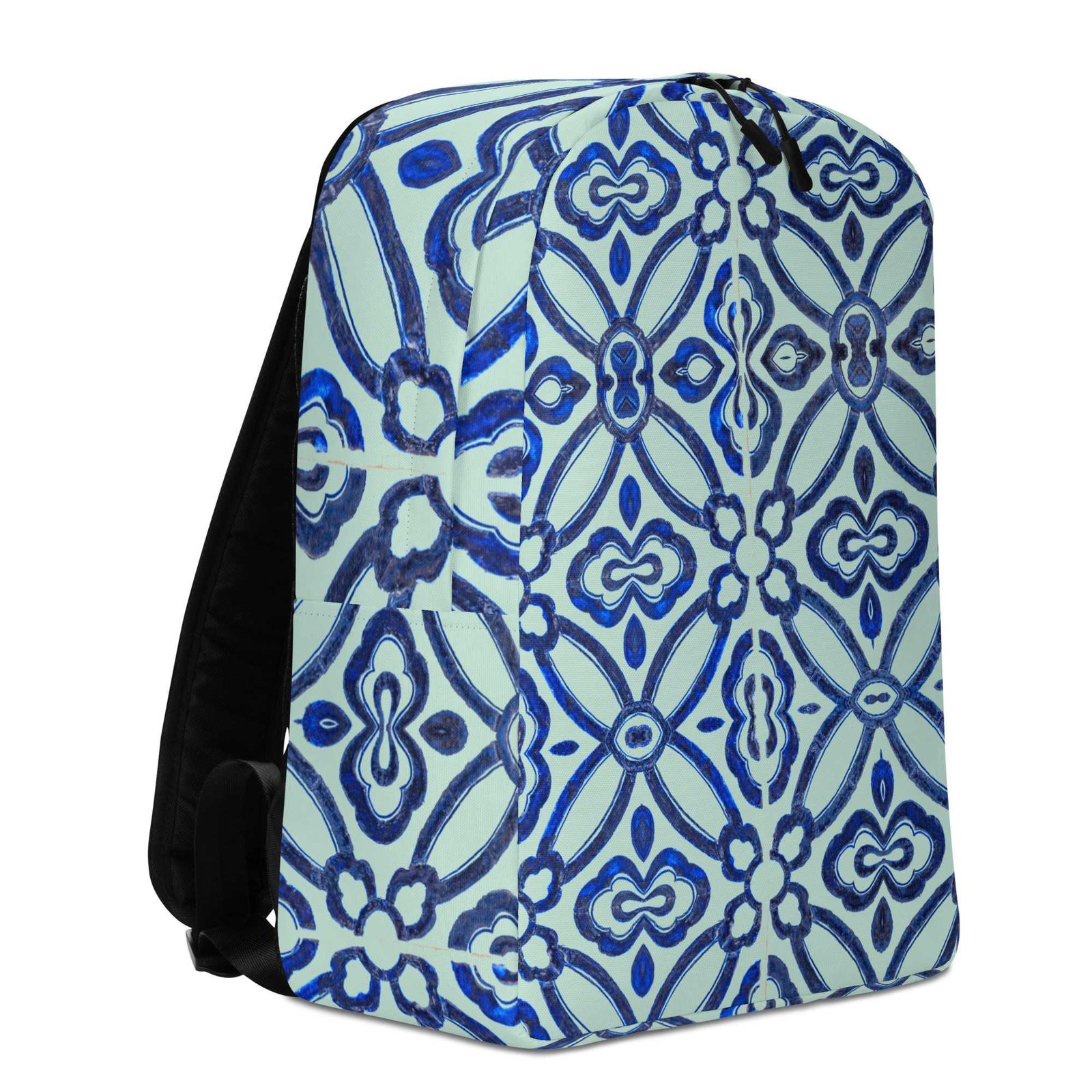 Cobalt Daisy Minimalist Backpack
