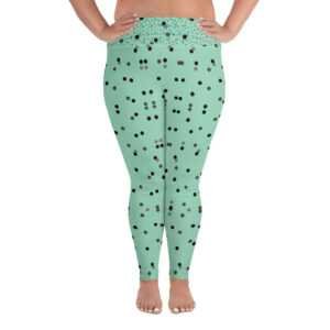 Polka Dotty Plus Size Leggings LEGGINGS cgk.ink