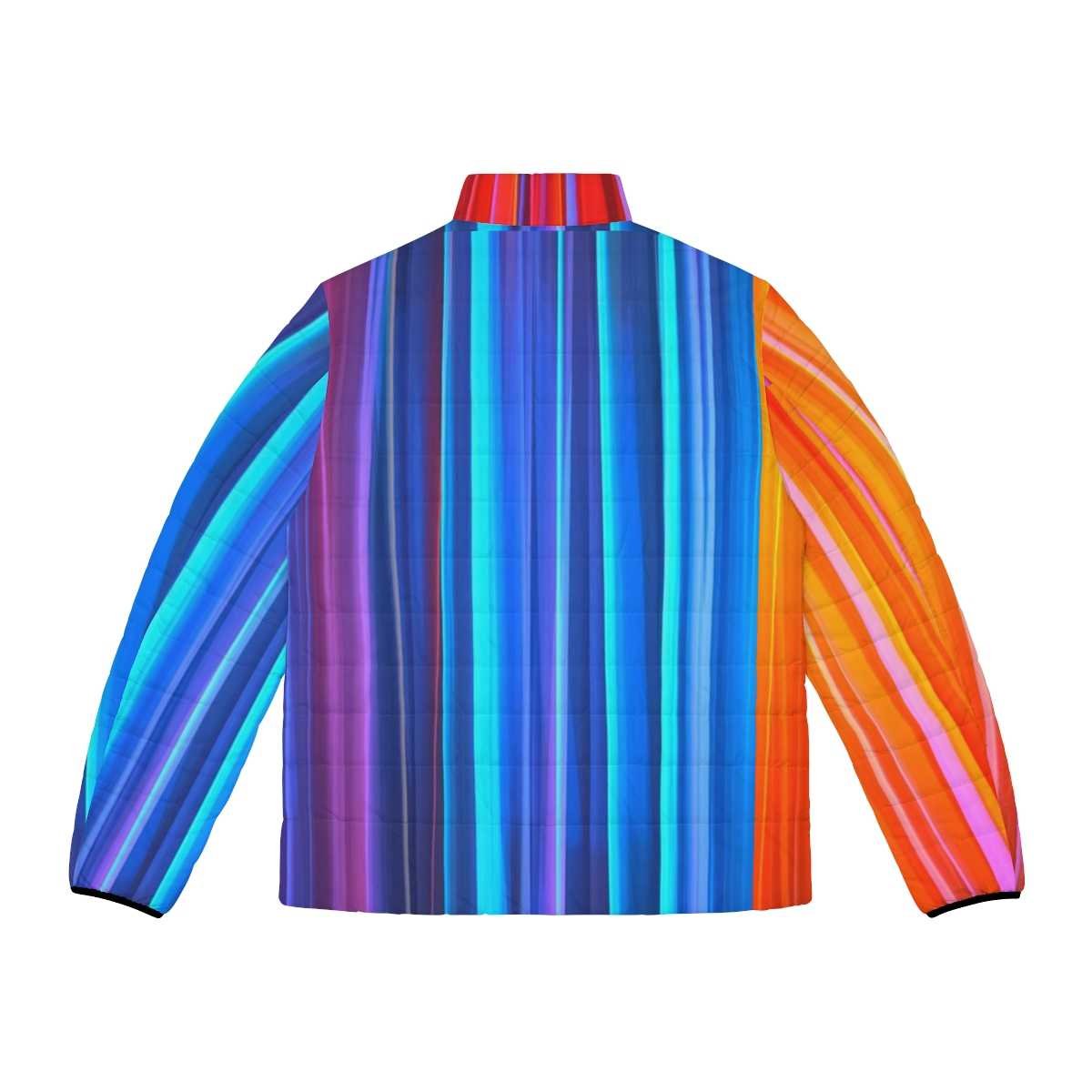 Prismatic Men's Puffer Jacket - Image 9