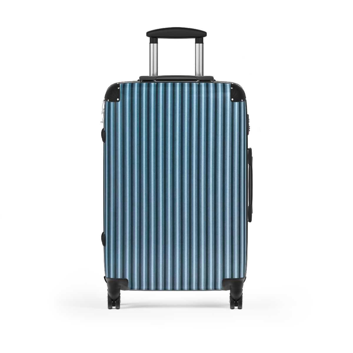 Pinstripe Roller Suitcase - Image 11