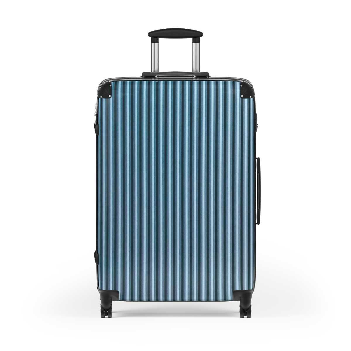 Pinstripe Roller Suitcase