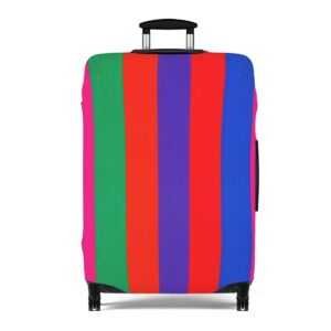 cgk.ink adventurous Candy Stripe Luggage Cover Candy Stripe Luggage Cover TRAVEL GEAR cgk.ink
