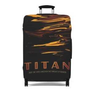 Ride the Tides on Titan! Luggage Cover TRAVEL GEAR cgk.ink