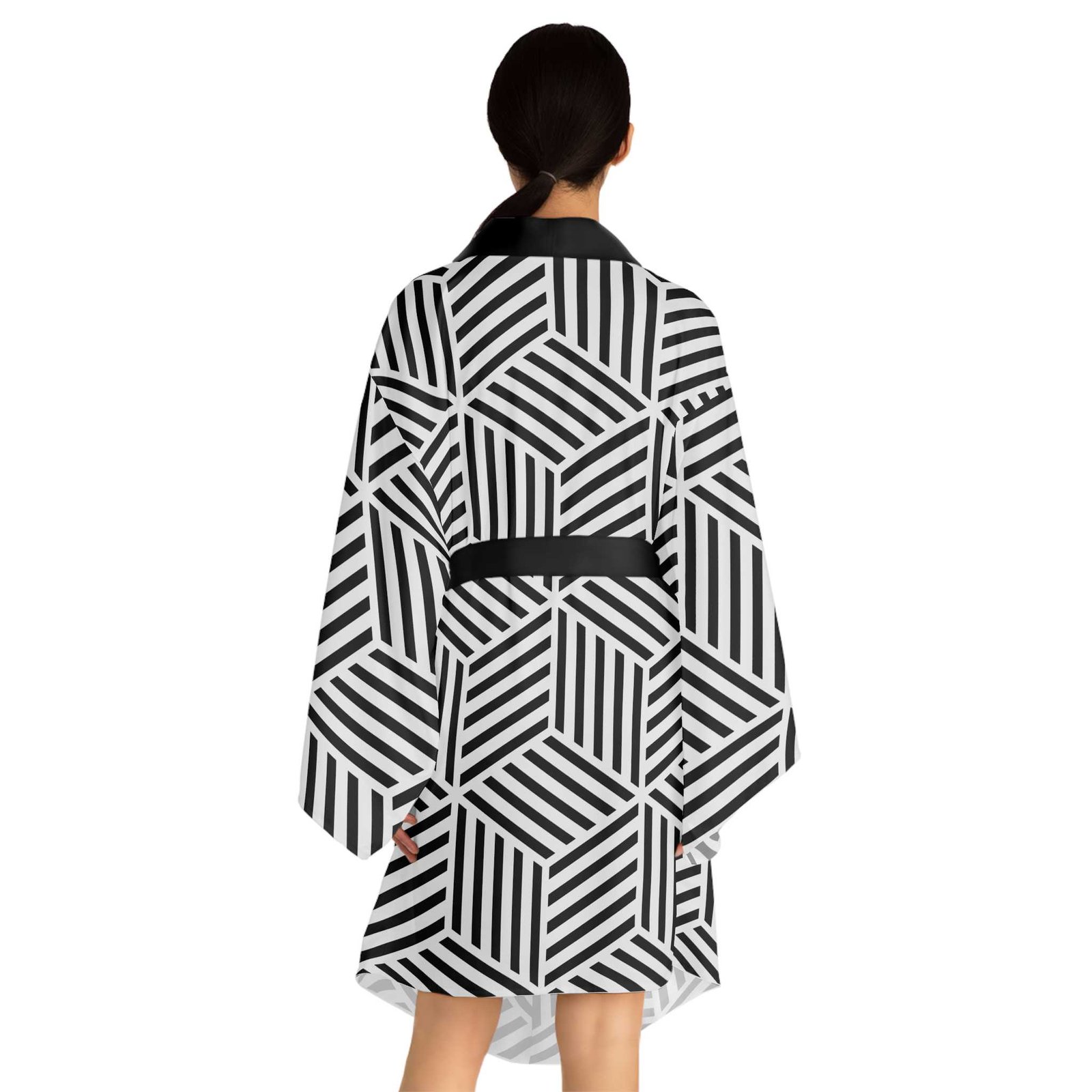 Ligne Long Sleeve Kimono Robe - Image 5