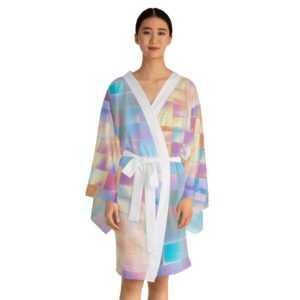 Shimmer Long Sleeve Kimono Robe KIMONOS & JACKETS cgk.ink