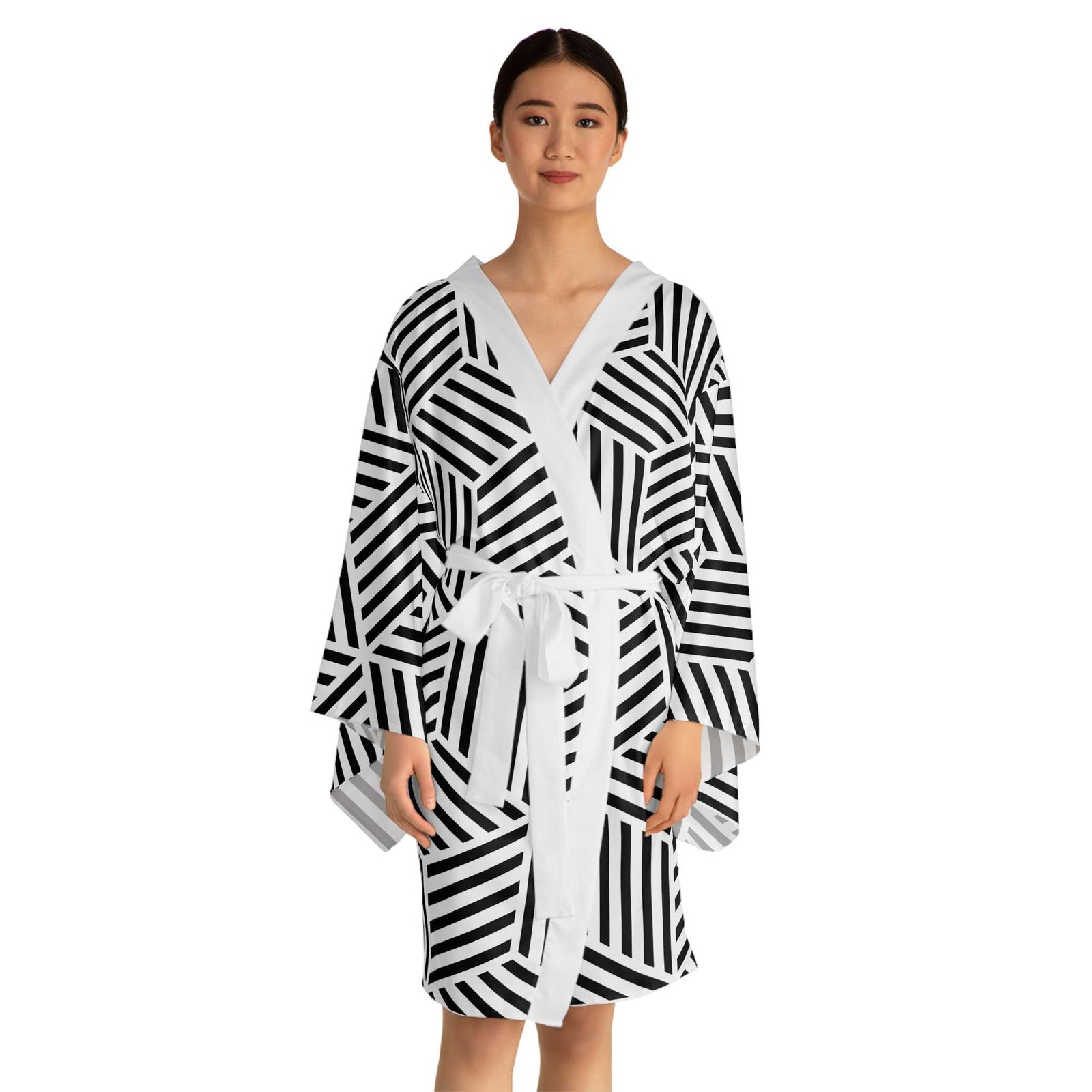 Ligne Long Sleeve Kimono Robe - Image 8