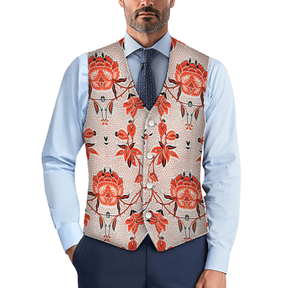 Crimson Rampart Men's Dress Vest - Image 2