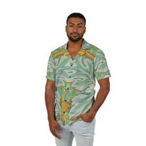 William Morris: St. James’s Men’s Hawaiian Camp Shirt inspired by FINE ART cgk.ink