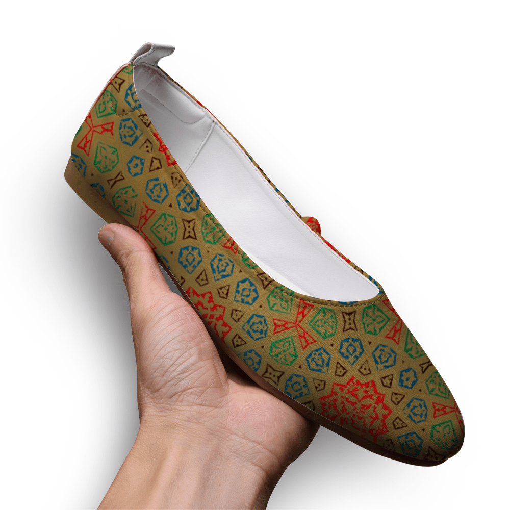 Arabesque Flat Leather Shoes