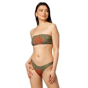 Arabe Deux Recycled Bandeau Bikini SWIMWEAR cgk.ink