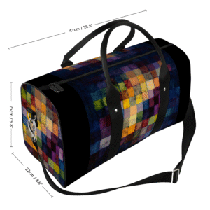 Paul Klee: Ancient Sound, Abstract on Black (1925) Duffel Bag inspired by FINE ART cgk.ink