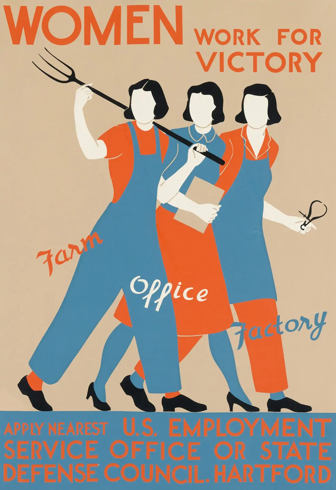 Wpa poster women work 1940