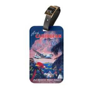 Fly to the Caribbean on Pan Am Luggage Tag NEW & FEATURED cgk.ink