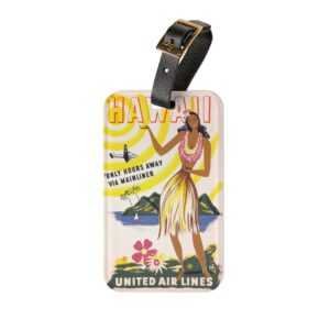 United Air Lines to Hawaii Luggage Tag TRAVEL GEAR cgk.ink