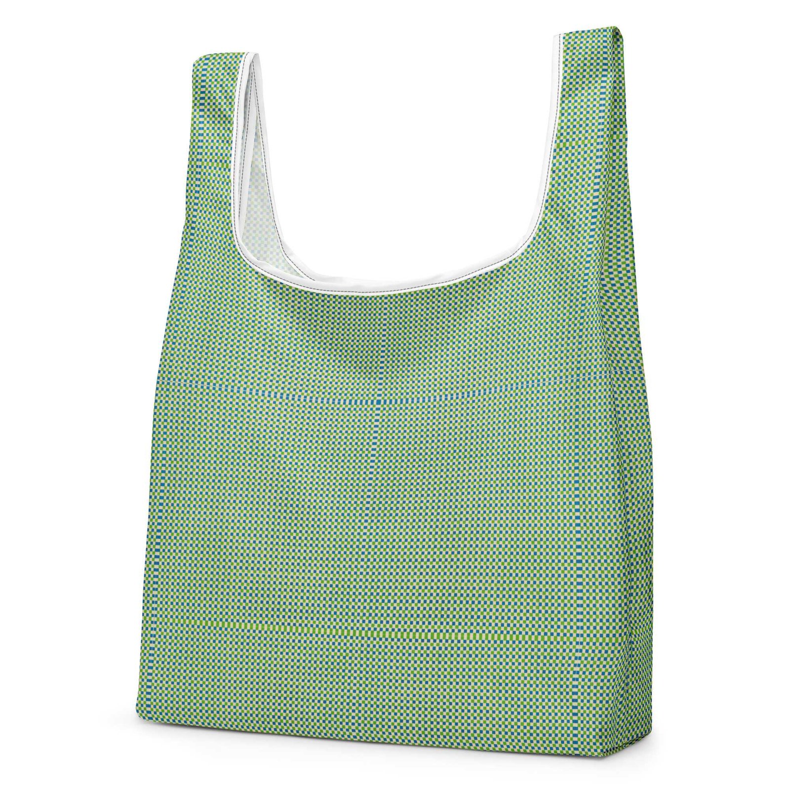 All over print shopping bag black left front 689c12295656d