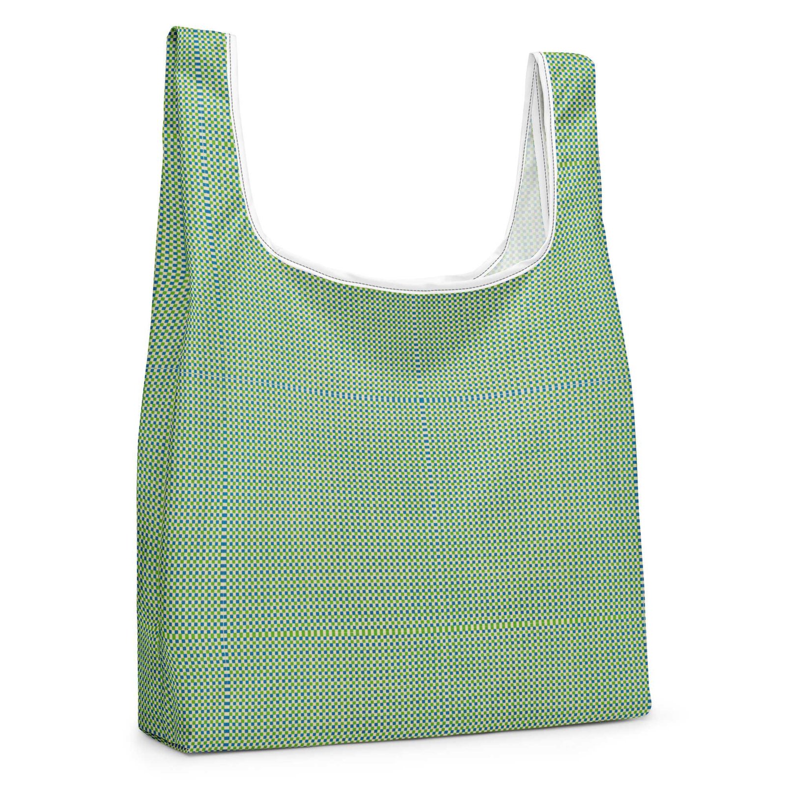 All over print shopping bag black right front 689c122956861